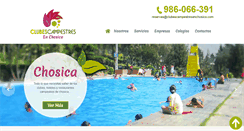 Desktop Screenshot of clubescampestresenchosica.com